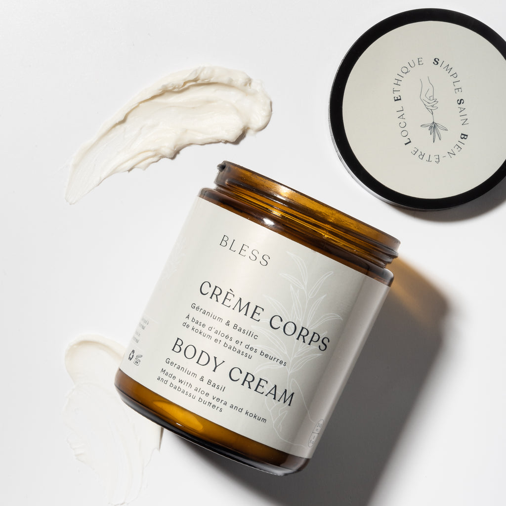 Crème Hydratante - Géranium & Basilic